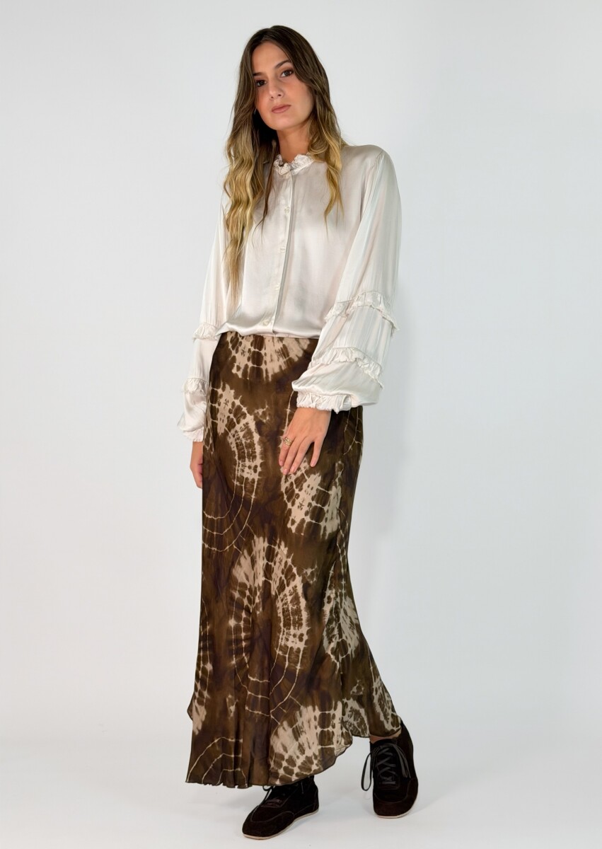 POLLERA CALISTA - CHOCOLATE 