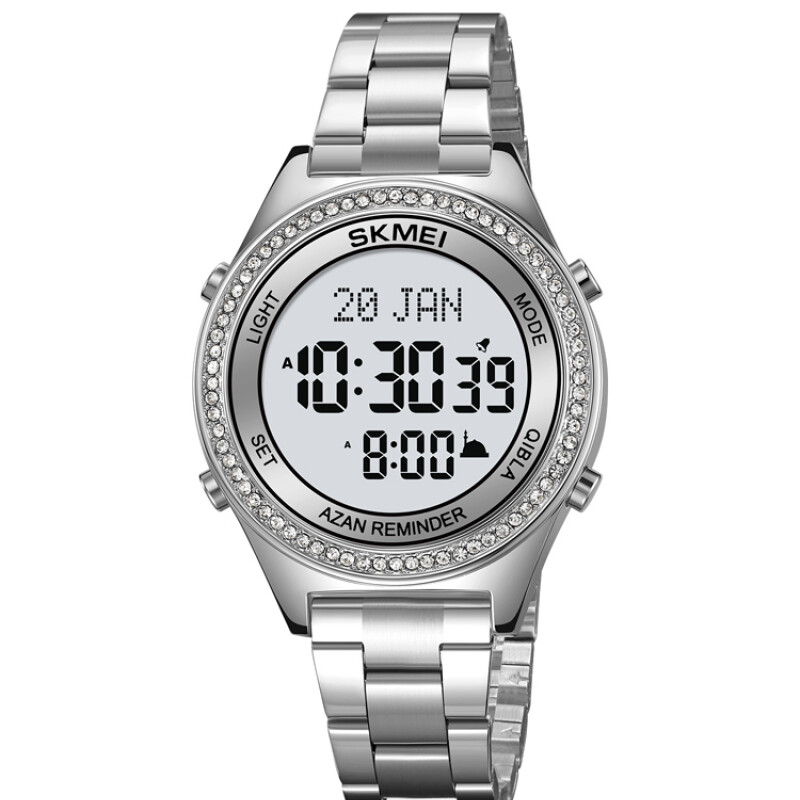 Reloj Skmei 2330SI color plateado para mujer Plateado