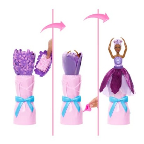 BARBIE - PETAL POP SORPRESA VIOLETA
