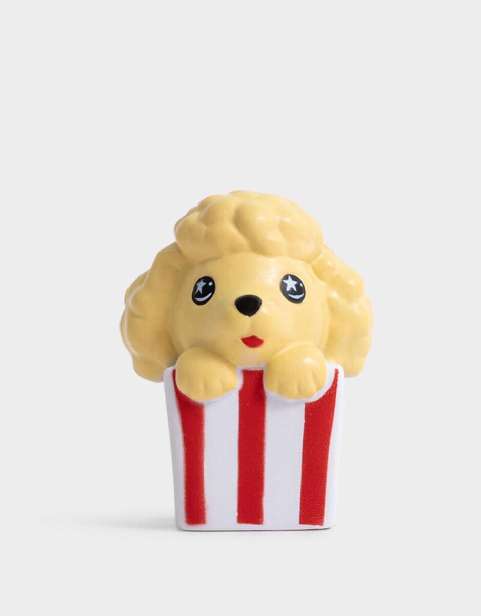 Squishy Apretable De Perrito Pochoclo - Combinacion Multicolor 
