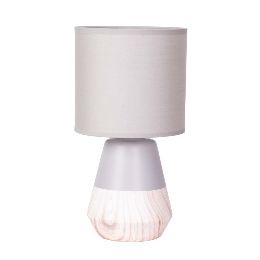LAMPARA DE MESA CERAMICA NATURAL-BEIGE AT24201