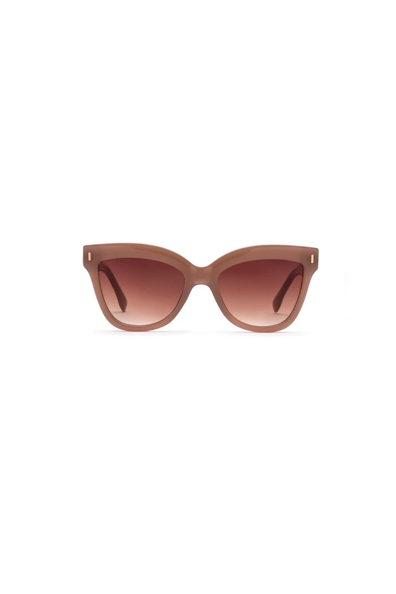 Lentes Tiwi Maui - Shiny Coconut With Brown Gradient Lenses 