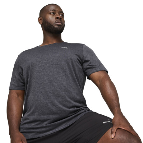 REMERA RUN FAVORITE HEATHER SS TEE M Dark Grey