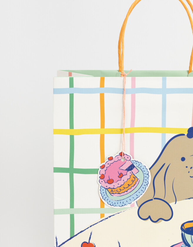 Accesorios Regalos Perrito Bolsa De Regalo Estampada - Combinacion Multicolor