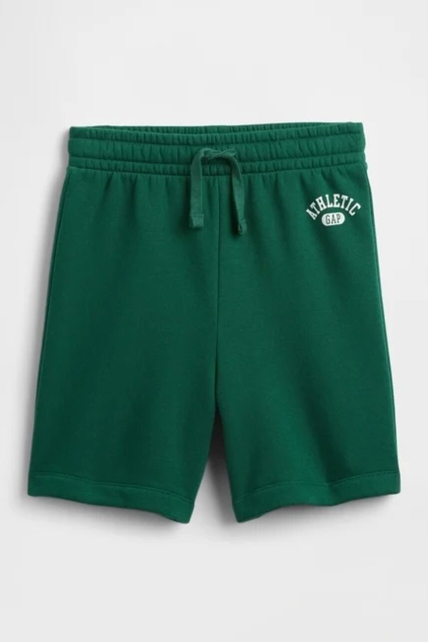 Short Deportivo Logo Gap Niño Rain Forest 19-5232 Tc
