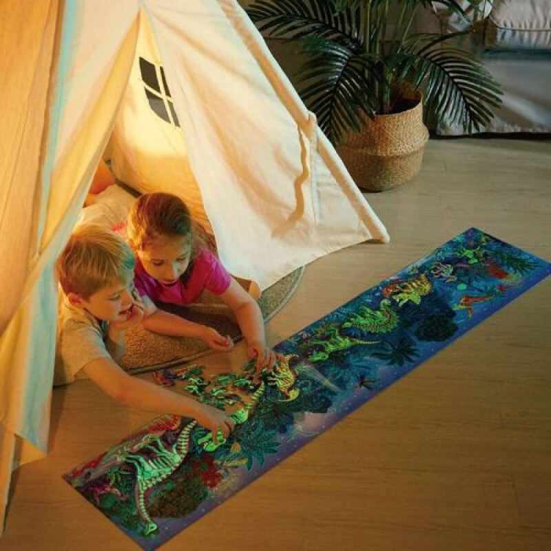 Puzzle Glow de piso 1,5 Dinosaurios