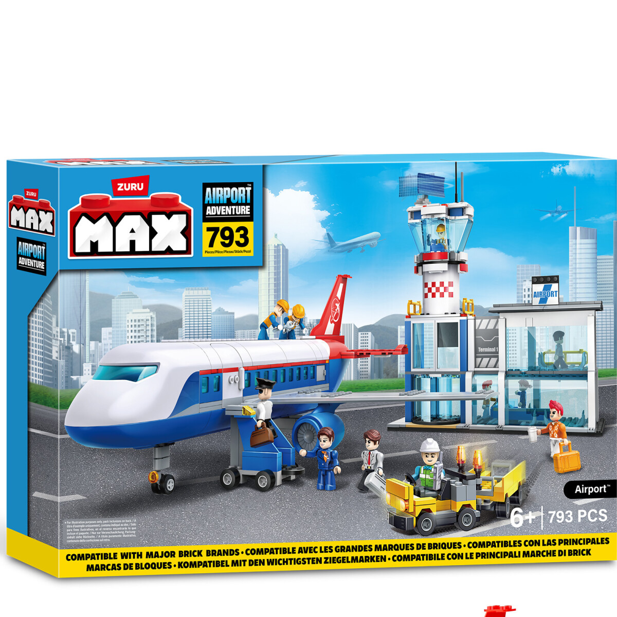 Juego de construcción Max City Aeropuerto 793 Piezas 