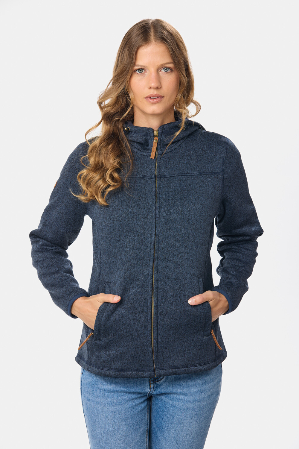 CAMPERA CON CAPUCHA Azul