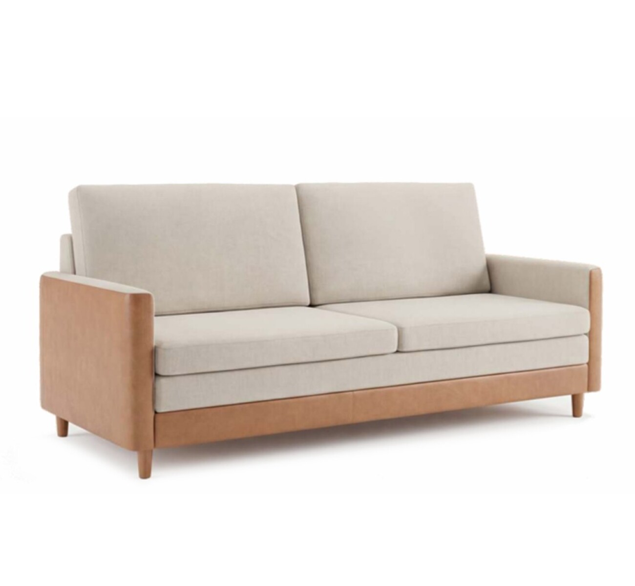 SOFÁ SILLÓN CAMA AUDAX 2 CUERPOS - BEIGE 