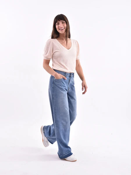 BLUSA LARA CREMA