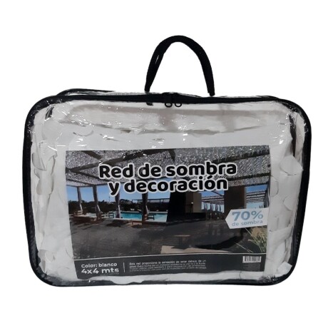 Red De Sombra, Pérgola 4x4 Metros Blanca