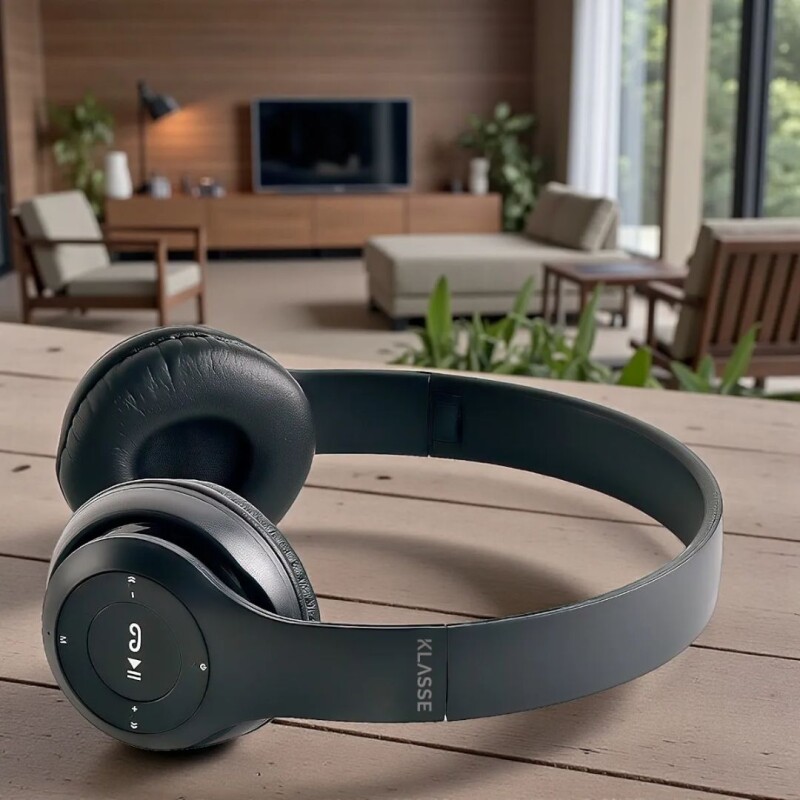 Auriculares Inalámbricos Klasse On Ear | Bluetooth 5.0 | Color negro Auriculares Inalámbricos Klasse On Ear | Bluetooth 5.0 | Color negro