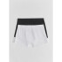KIT COM 2 CUECAS BOXER BRANCO/PRETO