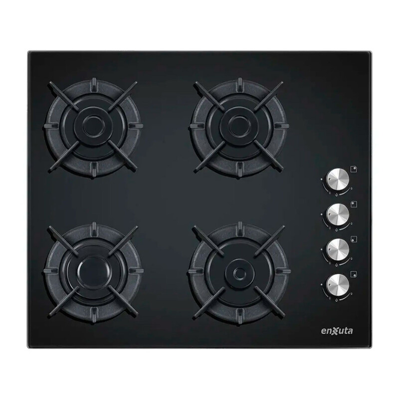 ANAFE ENXUTA DE EMPOTRAR AENX5542 4H Vidrio Negro S/Gas N/A