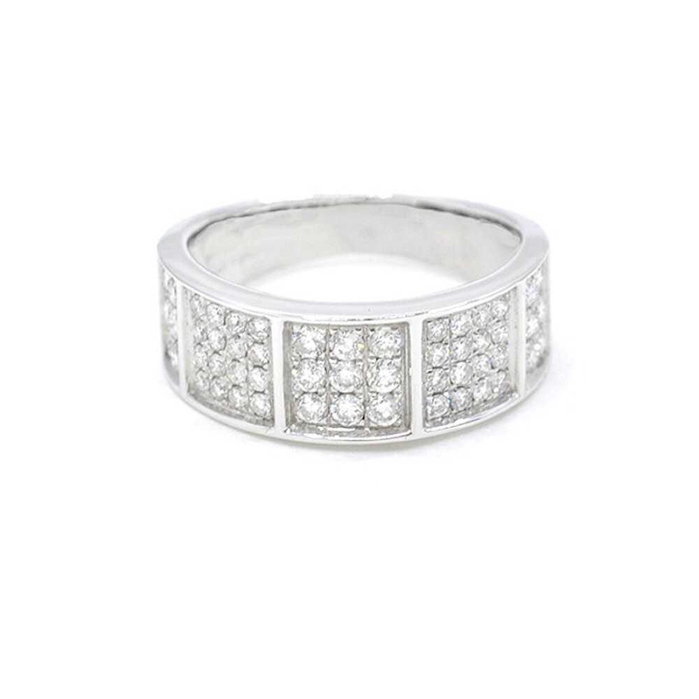 Anillo En Oro Blanco Y Brillantes Anillo En Oro Blanco Y Brillantes
