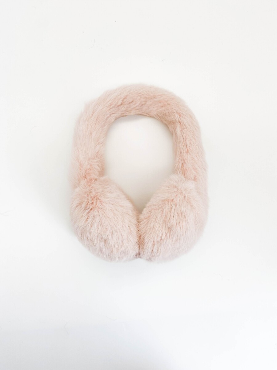 Orejeras plush - rosa 