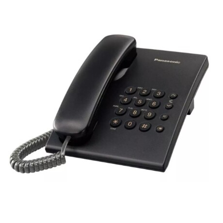 Teléfono Fijo De Mesa PANASONIC KXTS500 - Negro Teléfono Fijo De Mesa PANASONIC KXTS500 - Negro