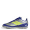 Championes de Fútbol 5 Infantiles Adidas F50 Club TF Messi Plateado - Azul - Amarillo