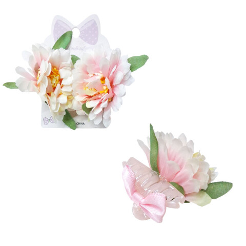 Broche pinza para el cabello 2pcs flor Broche Pinza Para El Cabello 2pcs Flor