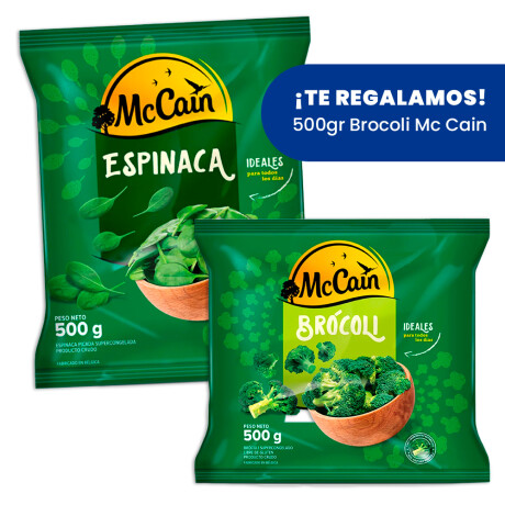 Brocoli 500 Gs + Espinaca Mc Cain 500 Gs De Regalo Brocoli 500 Gs + Espinaca Mc Cain 500 Gs De Regalo