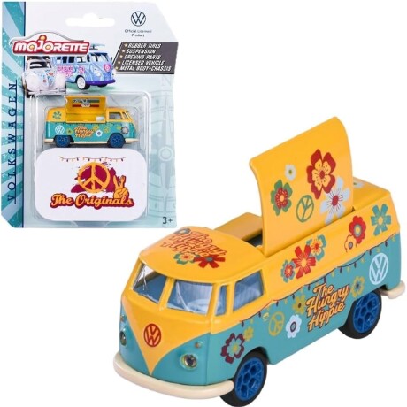 Autos de metal Deluxe con estuche: Volkswagen T1 Hippie