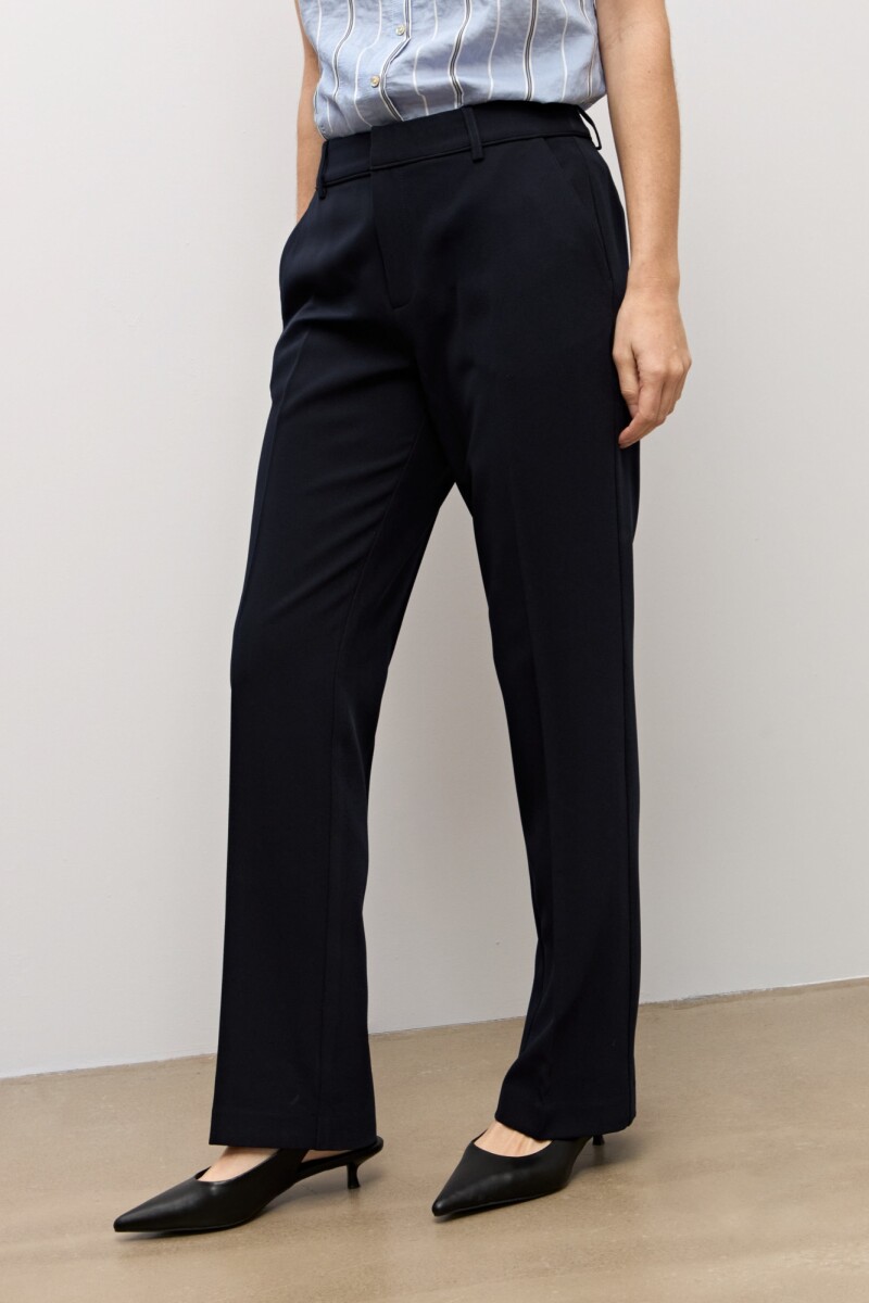 Pantalón recto sastrero azul marino