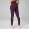 Legging Oasis High-Waisted Mujer Oxblood