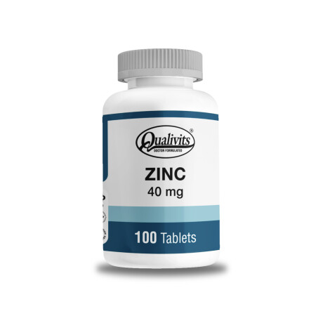 Qualivits Zinc 40 mg 100 Tabs. Qualivits Zinc 40 mg 100 Tabs.