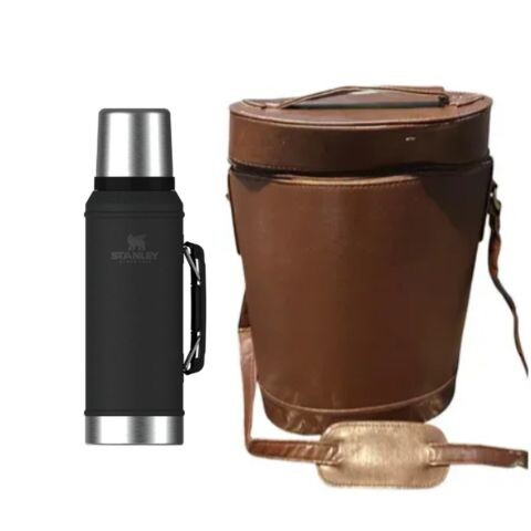 Termo Stanley 0,94 L + Matera de Regalo NEGRO