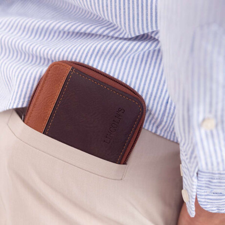 Billetera Upsilon Tabaco Con Whisky