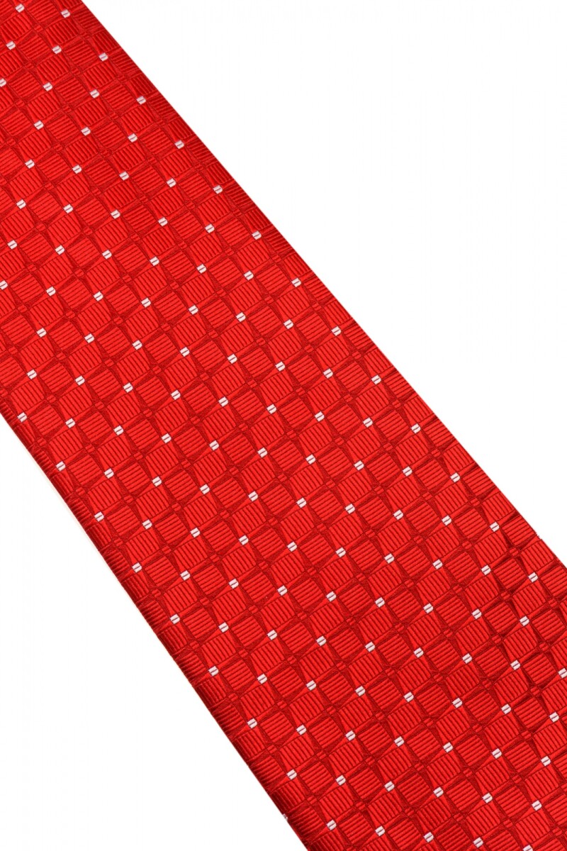 Corbata con pañuelo 8 cm ROSADO FANTASIA