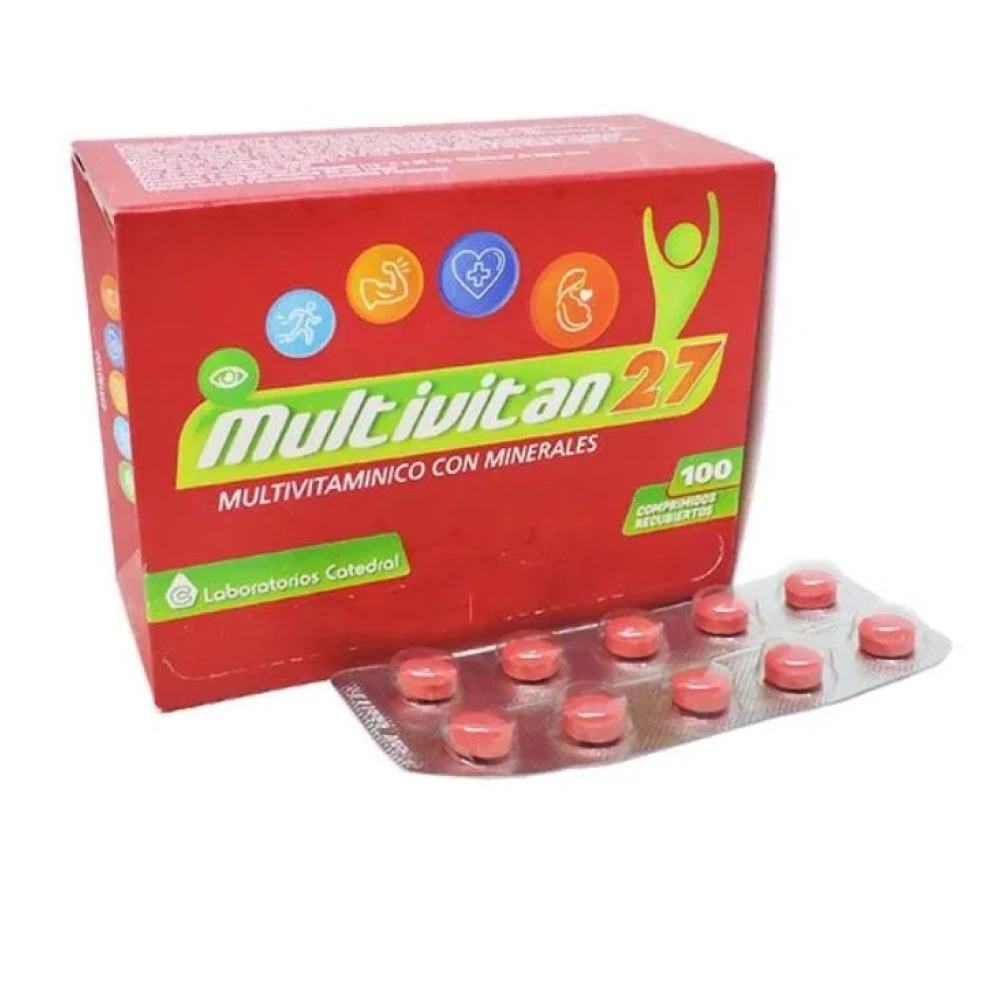 MULTIVITAN 27 COMP. CJ X 10 TIRAS
