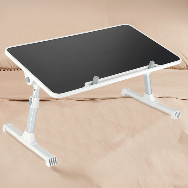 Mesa Plegable Cama Notebook Laptop Computadora Portatil Color Negro Blanco