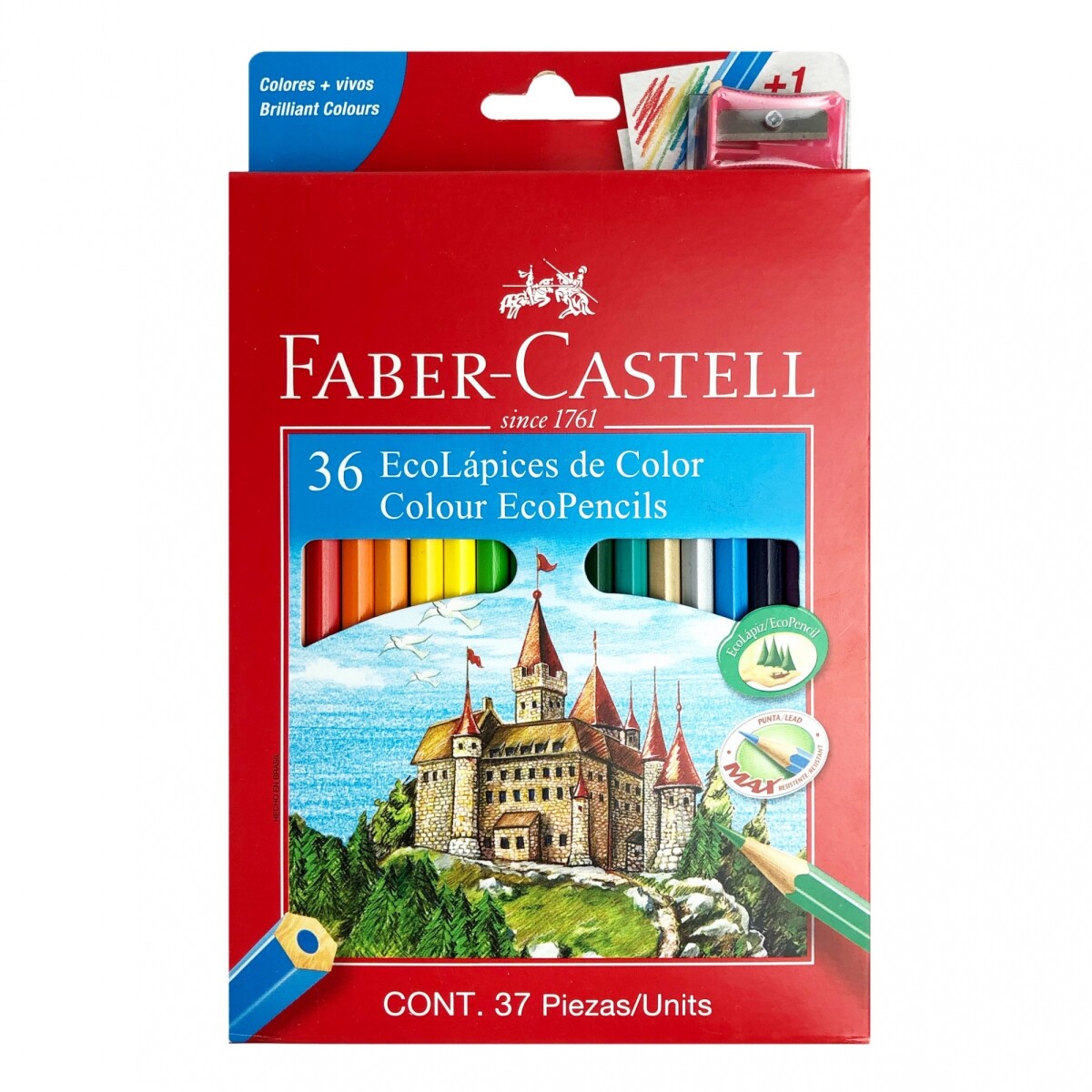 Lápices de Colores Hexagonal Faber-Castell x36 