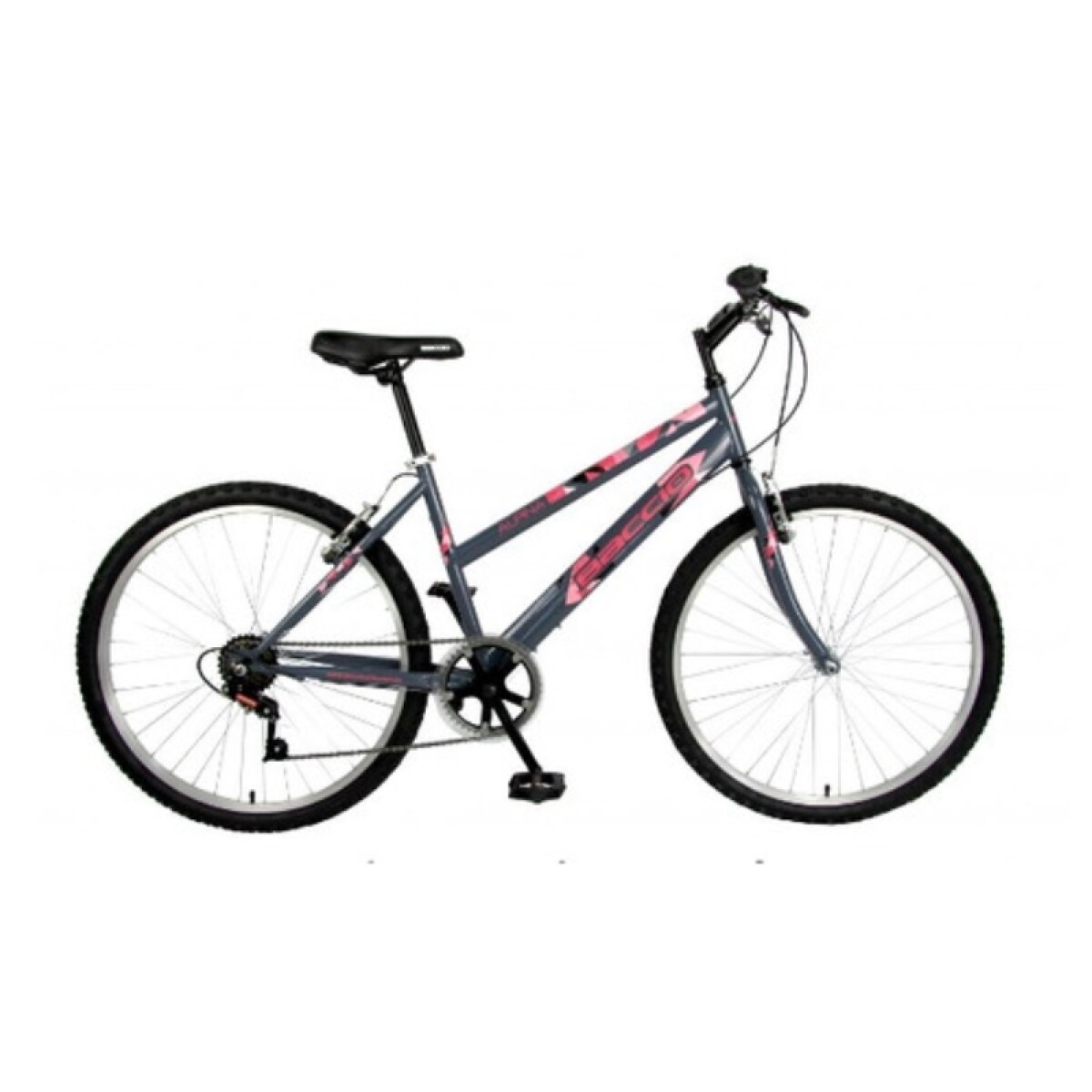 Bicicleta Baccio R.26 Dama Alpina Mtb - Gris/fucsia 