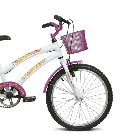 Bicicleta Verden Rod 20 Urbana Juvenil C/ Canasto Rosa