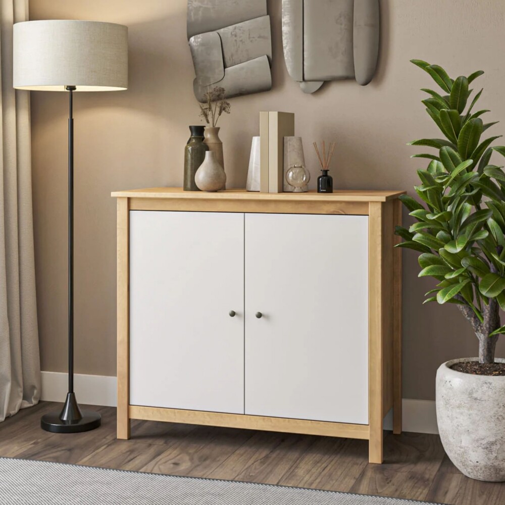 Cómoda 2 Puertas Blanco - Mari Blanco