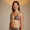 Top+bikini Twist Taupe / Mink / Vison