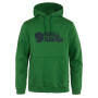 Fjällräven Logo Hoodie - Hombre Palm Green
