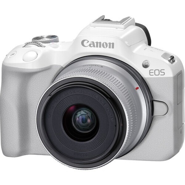 Cámara Mirrorless Canon Eos R50 Con Lente 18-45mm Blanca CAMARA CANON EOS R50 18-45MM