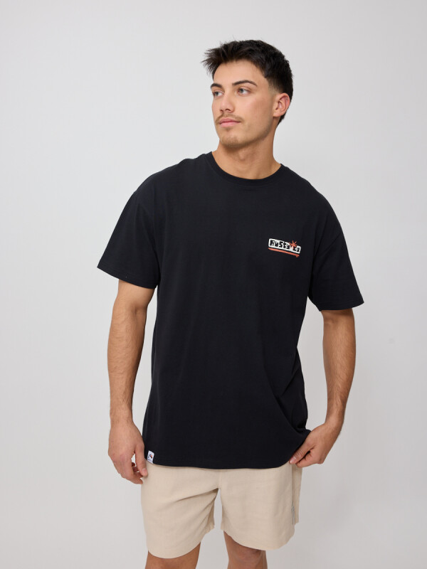 T-SHIRT BOBLU RUSTY Negro