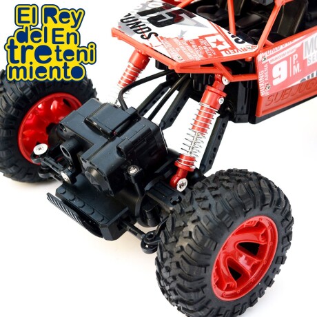 Auto Control Remoto RC Todo Terreno 4x4 p/ niños Rojo