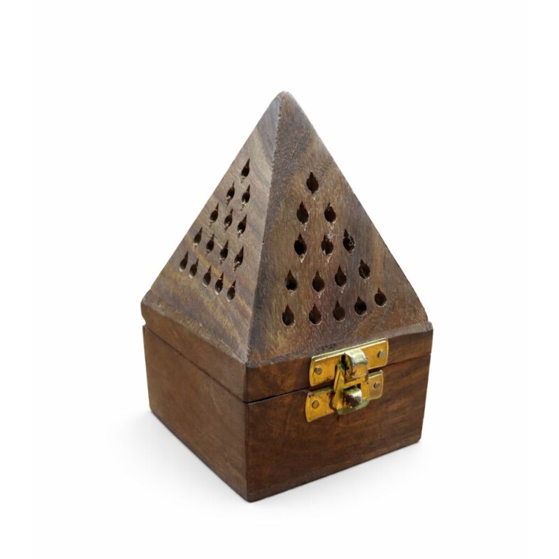 PORTAINCIENSO MADERA PIRAMIDE Portaincienso Madera Piramide