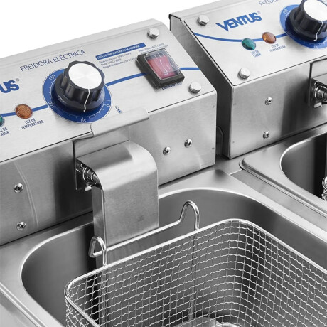 Fritador Eléctrico de Mesa de 2 Bocas 6 Litros c/u Fritador Eléctrico de Mesa de 2 Bocas 6 Litros c/u