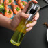Dispensador Botella Spray Aceite De Oliva Vinagre Vinagre variante color PLATEADO