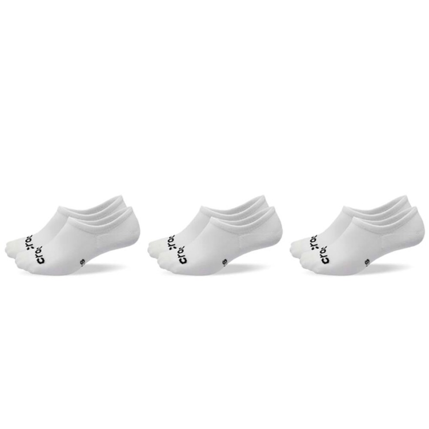 Medias Crocs Low Show (Solid) Unisex White