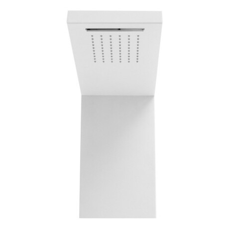 Columna de ducha en Aluminio Blanco 2 jets Sensi D Acqua Columna de ducha en Aluminio Blanco 2 jets Sensi D Acqua