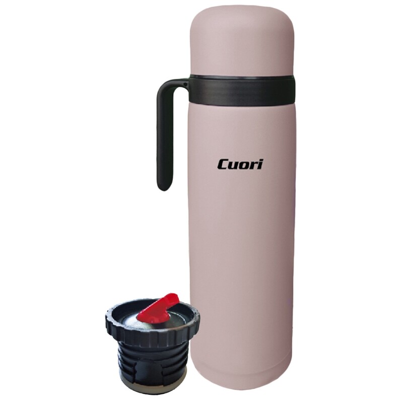 Termo Cuori Tero 1 L De Acero Inoxidable Doble Pared Con Aislación Térmica Rosa