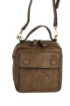 Morral con bolsillo Beige