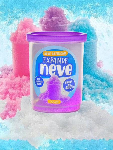 FABRICA DE SLIME NIEVE VIOLETA